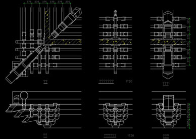 Various room riveting Cad block and details download